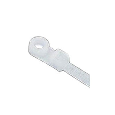 Mount Tab Cable Tie - 8" length, Natural, Pkg/25 (770-9242)
