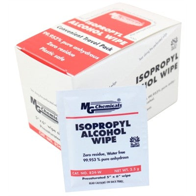 Isopropyl Alcohol Wipes - Individually Packed 25pcs (824-WX25)