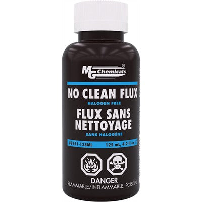 No-Clean Liquid Flux - Halogen-free, 125mL (8351-125MLCA)