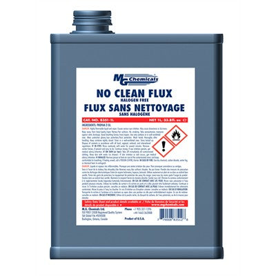 No-Clean Liquid Flux - Halogen-free, 1L (8351-1L)