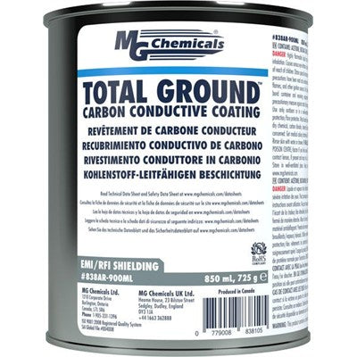 TOTAL GROUND™ Carbon Conductive Paint., 850mL, Jar (838AR-900ML)
