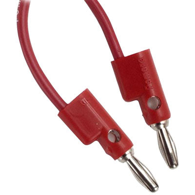 Stacking Banana Plug Patch Cable - 3ft, Red (B-36-2)