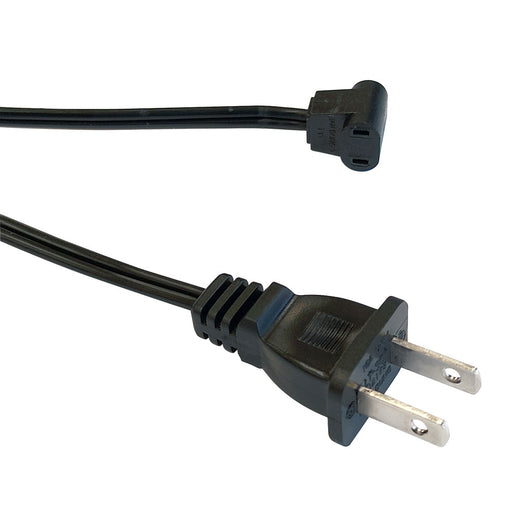 Fan Power Cord - T-Style Fan Terminal Receptacle to AC Plug, 48" (CFC-T48P)
