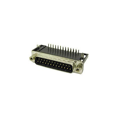 DBM-25PR D-Sub Male - 25 Pin PC Mount, Right Angle
