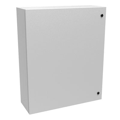 Type 4 Mild Steel Wallmount Electrical Enclosure, 36 x 30 x 10", Light Gray (EN4SD363010LG)