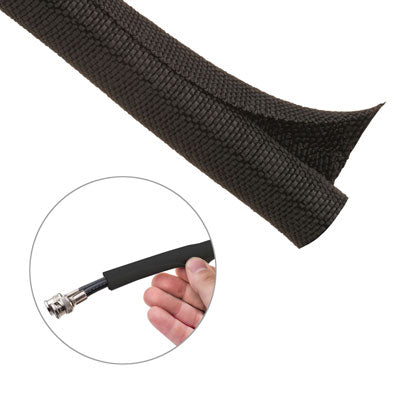 Flexible F6® Woven Wrap 1/2" x 300ft, Black (F6W0.50BK-300)