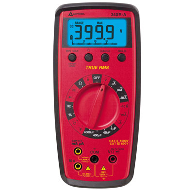 Amprobe DMM - 4000 Count, Backlight, True RMS, Temperature (FLK-34XR-A)