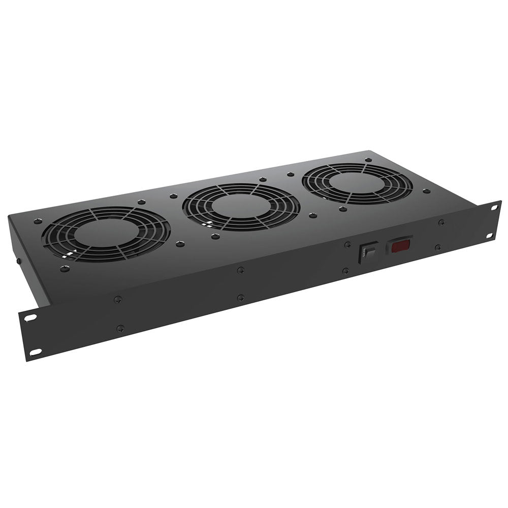 Hallam Rack Fans Hammond FT300HA1BK-230B Rack Mount Fan Tray - 300 CFM 230V