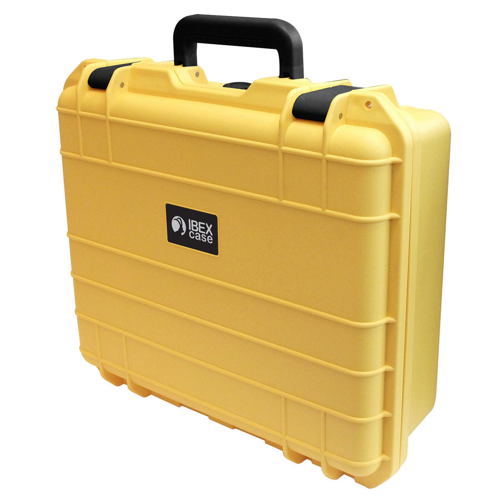 IBEX Protective Case 1500 with foam, 16.9 x 15 x 6.1", Yellow (IC-1500YL)