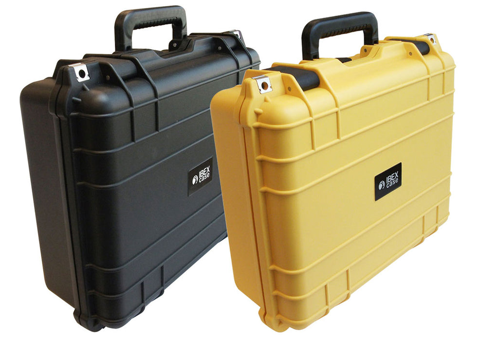 IBEX Protective Case 1400 with foam, 16.5 x 12.9 x 6.8", Yellow (IC-1400YL)