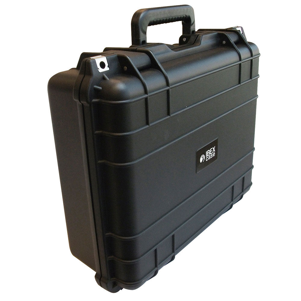 IBEX Protective Case 1400 with foam, 16.5 x 12.9 x 6.8", Black (IC-1400BK)