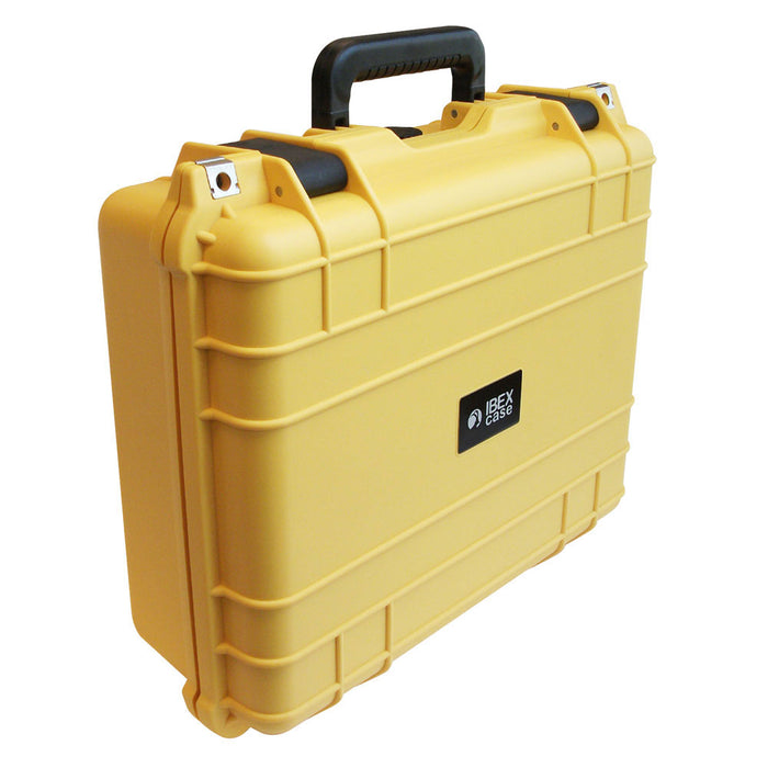 IBEX Protective Case 1400 with foam, 16.5 x 12.9 x 6.8", Yellow (IC-1400YL)