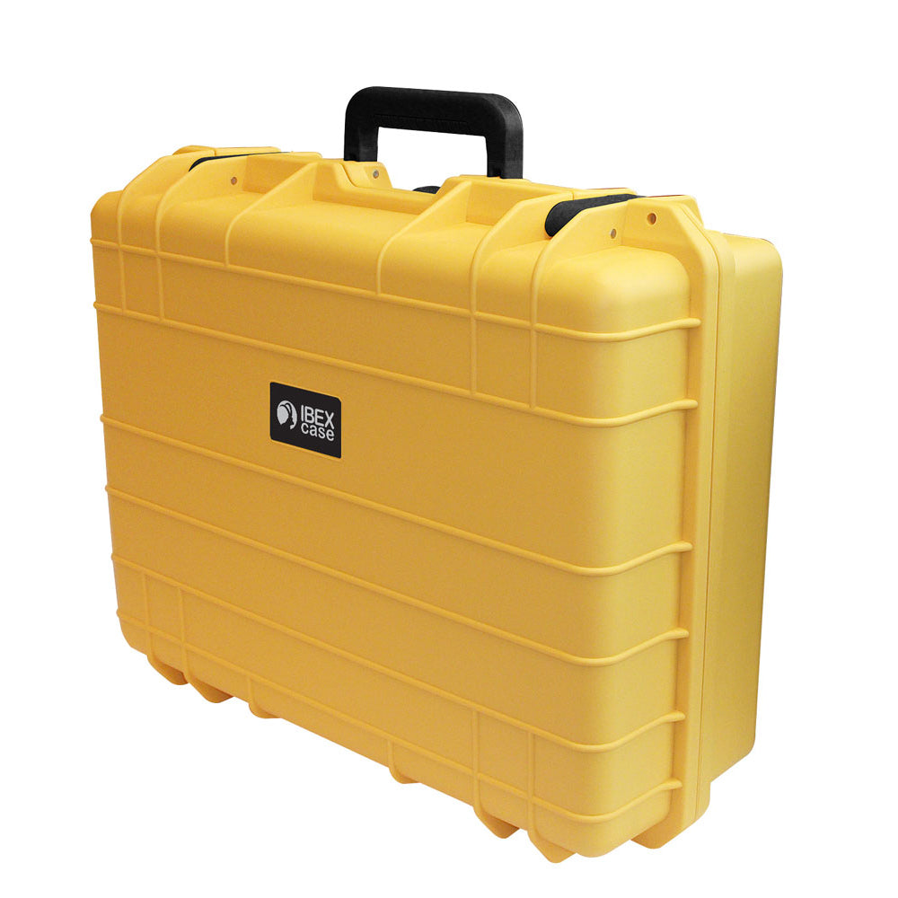 IBEX Protective Case 1600 with foam, 20.3 x 16.3 x 6.5", Yellow (IC-1600YL)