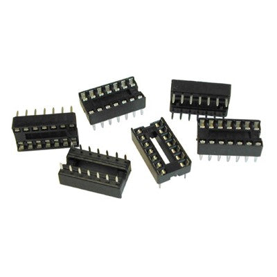 18 Pin Ics ICS-18-20 Dual Wipe IC Socket - 18 Pin, Pkg/20 | Active Tech Canada