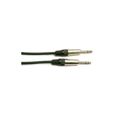 1/4" TRS Patch Cable M/M, 10ft, Balanced, Superflexible (NSS-10)