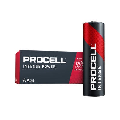 AA Procell Alkaline Intense Power Battery, Box/24 (PX1500-24)