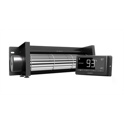 Fireplace Blower Fan with Temperature & Humidity Controller, 12" (AC-FBA12)