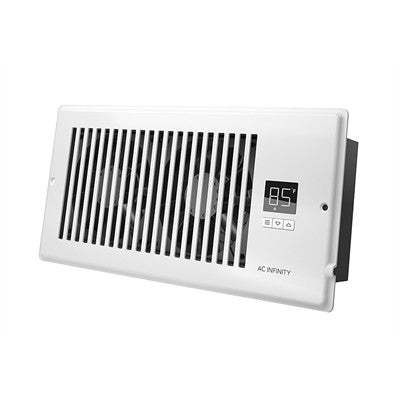 Airtap T4 Register Booster Fan System, 4x10", White (AC-RBF4-W)