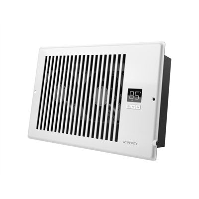 Airtap T6 Register Booster Fan System, 6x10", White (AC-RBF6-W)
