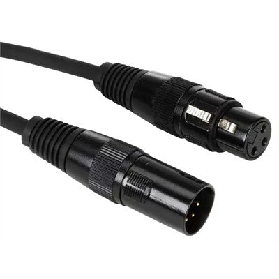 XLR 5 Pin Male to 3 Pin Female Turnaround Cable (AC5PM3PFM)