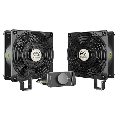 Axial AC Muffin Fan S1238D, 120VAC, 120x38mm, Dual with Hardware Kit (AI-1238SCXD)