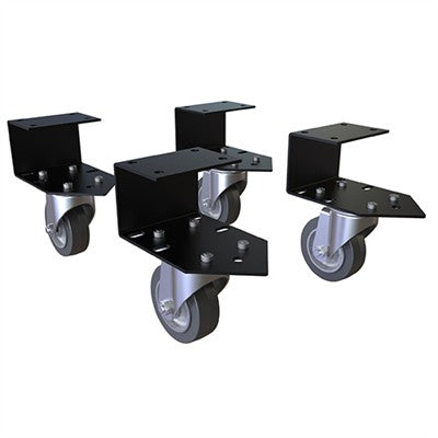 Cabinet Caster, Low Profile, With Brakes, Set (CCSTN)