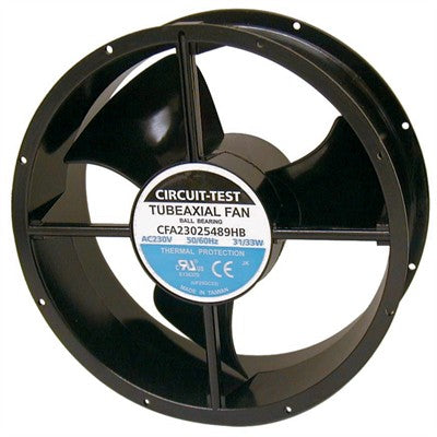 Fan 230VAC, 254mm x 89mm, 460/550 CFM, Ball bearing (CFA23025489HB)
