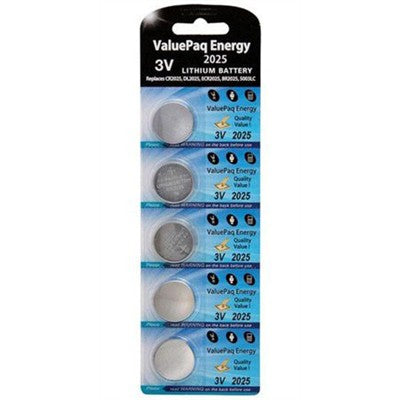 LITHIUM COIN 3V 5PCS (CR2025-5)