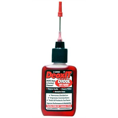 DeoxIT® D-Series 100% - Red Liquid , Needle Dispenser, 25ml (D100L-25C)