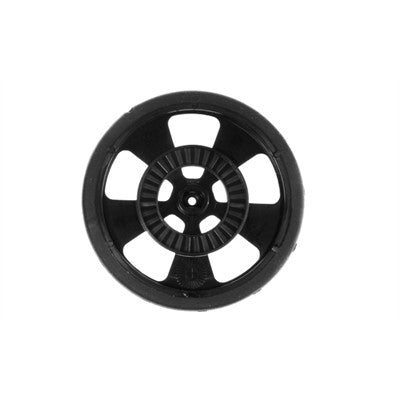 Plastic Wheels, 67mm, Black, 2Pcs (GMPW-BLK-2)