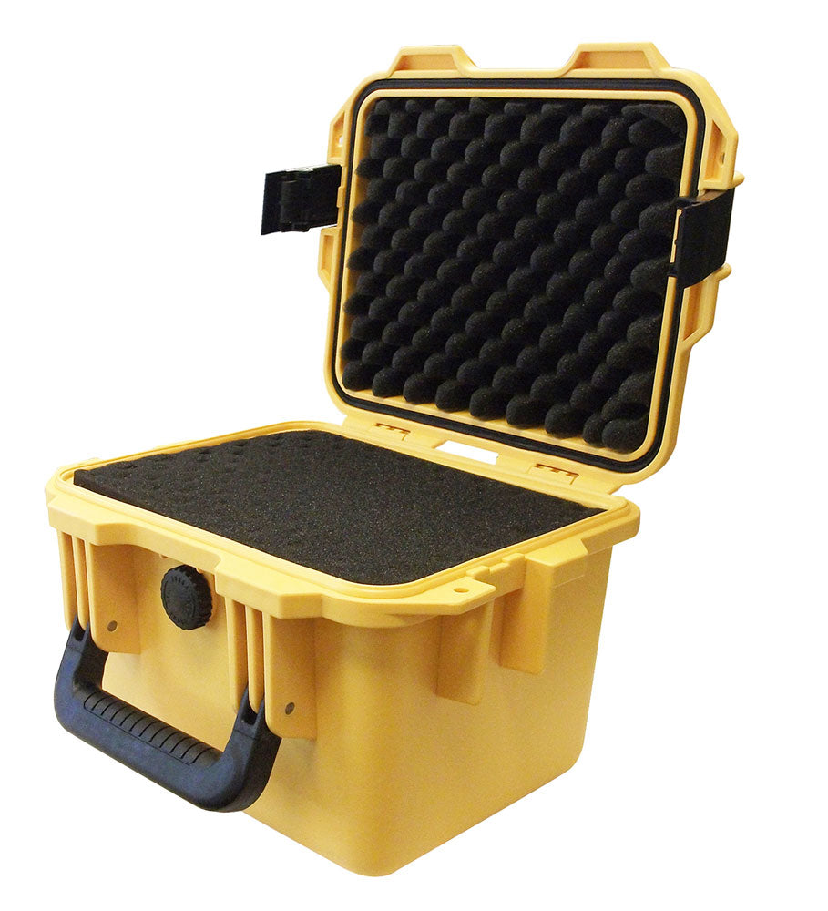 IBEX Protective Case 1360 with foam, 11.8 x 9.8 x 8.4", Yellow (IC-1360YL)