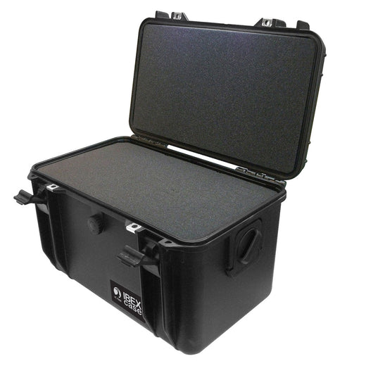 IBEX Protective Case 1560 with foam, 16.9 x 11.1 x 10.8", Black (IC-1560BK)