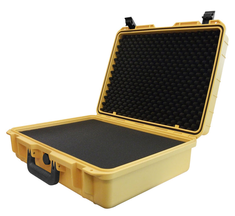 IBEX Protective Case 1600 with foam, 20.3 x 16.3 x 6.5", Yellow (IC-1600YL)