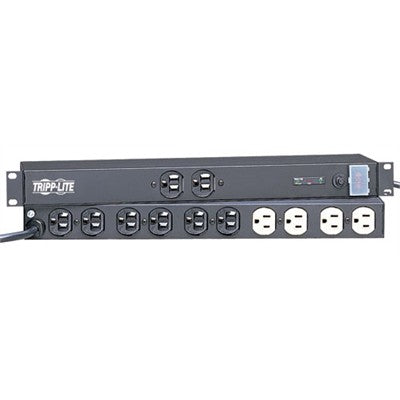 12 Outlet Power Bar (2 front/10 rear), 15ft cord (ISOBAR12ULTRA)