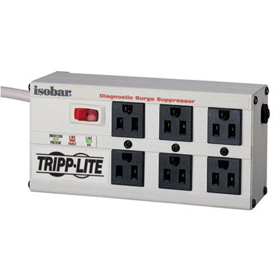 ISOBAR 6 Outlet Surge Suppressor Power Bar, 6ft cord (ISOBAR6ULTRA)