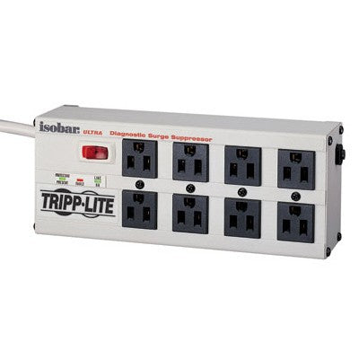 ISOBAR 8 Outlet Surge Suppressor Power Bar, 12ft cord (ISOBAR8ULTRA)