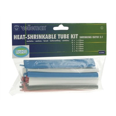 Heat Shrink Kit, 2:1 Color, 40 Pieces (K/STMC)