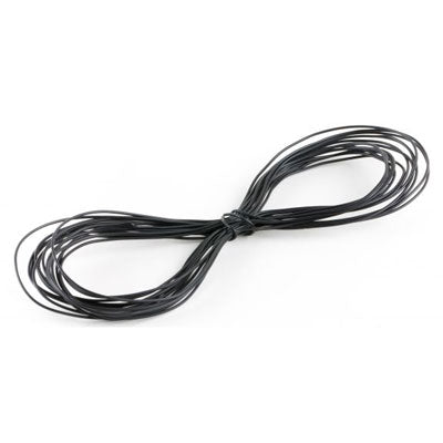Single Strand Solid Copper Wire, 16ft, Black (LS-00034)