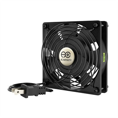 Axial Muffin Fan Kit with Power Cord, 120VAC, 120 x 25mm, Low Speed (LS1225A-X)