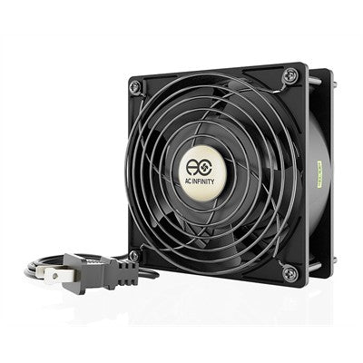Axial Muffin Fan Kit with Power Cord, 120VAC, 120 x 38mm, Low Speed (LS1238A-X)