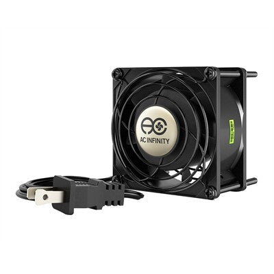 Axial Muffin Fan Kit with Power Cord, 120VAC, 80x 38mm, Low Speed (LS8038A-X)