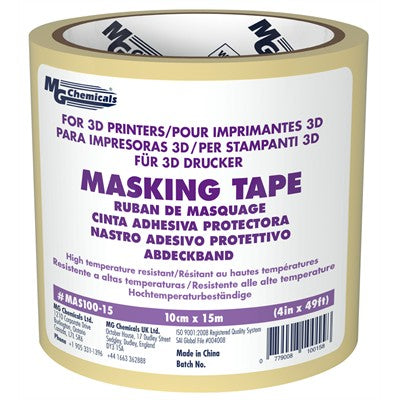 Masking Tape, 10cm x 15m Roll (MAS100-15)