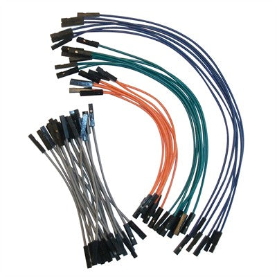 Flexible Jumper Wires - F-F, 40 Pcs (MB-942)