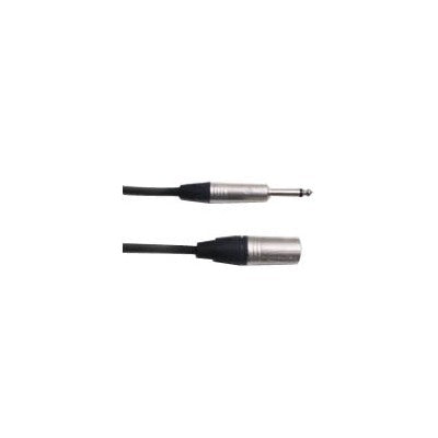 XLR Microphone Cable Male to 1/4" TS Male, 6ft (NXMP-6)