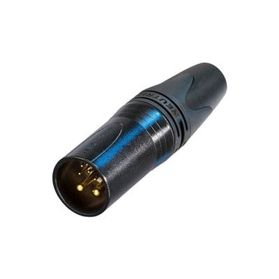 XLR Inline - 10 Pin Male, Deluxe, Black (NC10MXX-14-B)