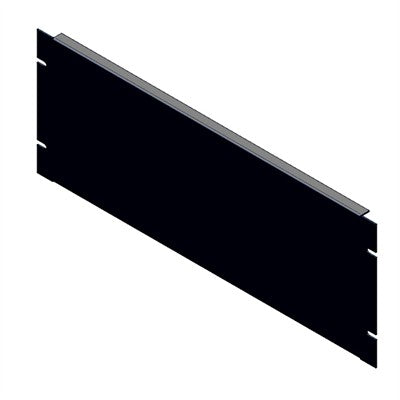 Blank (Black) Flanged Panel - 1U, 1.75"H (PBFS19001BK2)