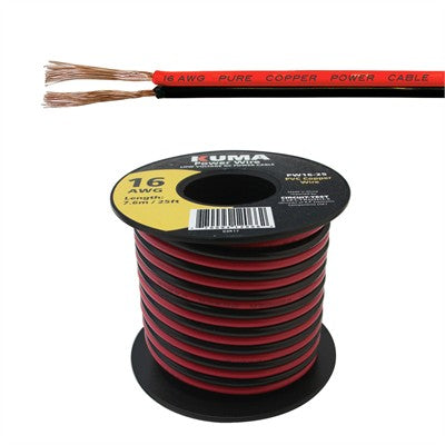Low Voltage DC Power Cable, 16AWG, 25ft Roll (PW16-25)