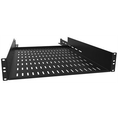 Vented Rack Shelf , 2U, Adjustable Depth , 17-27" (RMASVHD1917BK1)