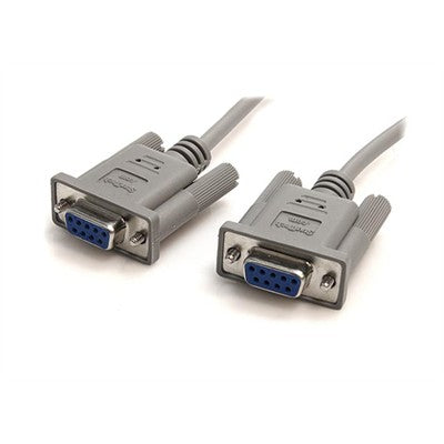 DB9 RS232 Serial Null Modem Cable F/F, 10ft (SCNM9FF)
