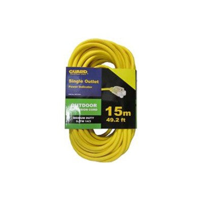 Medium Duty Extension Cord - 14/3, Yellow, 30m (SOY14100)